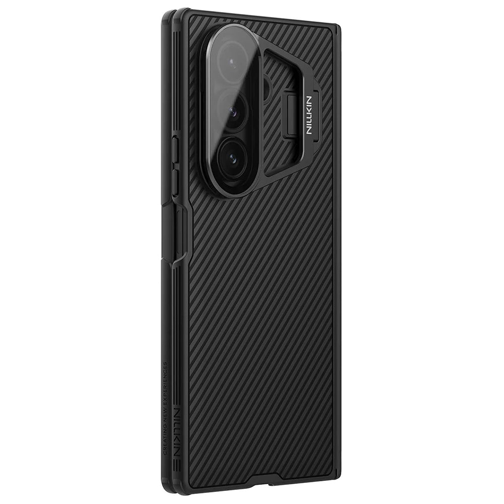 Hoes voor Samsung Galaxy Z Fold7 F966, Nillkin, CamShield Prop met Transparante Lenskap, Zwart