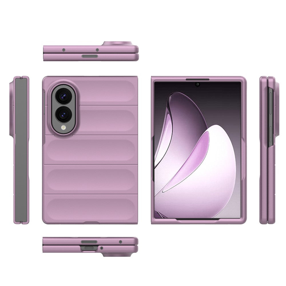 Hoes voor Samsung Galaxy Z Fold8 F971, Techsuit, Magic Shield, Paars