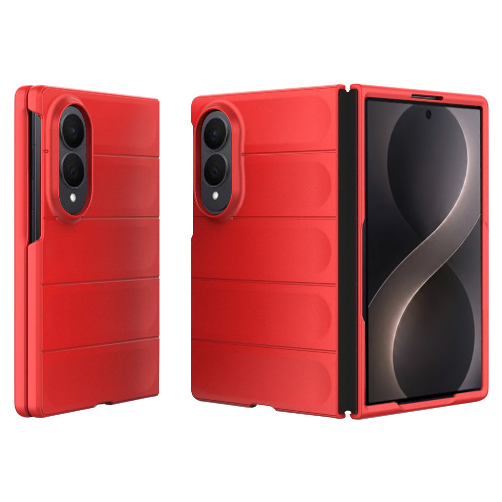 Hoes voor Samsung Galaxy Z Fold8 F971, Techsuit, Magic Shield, Rood