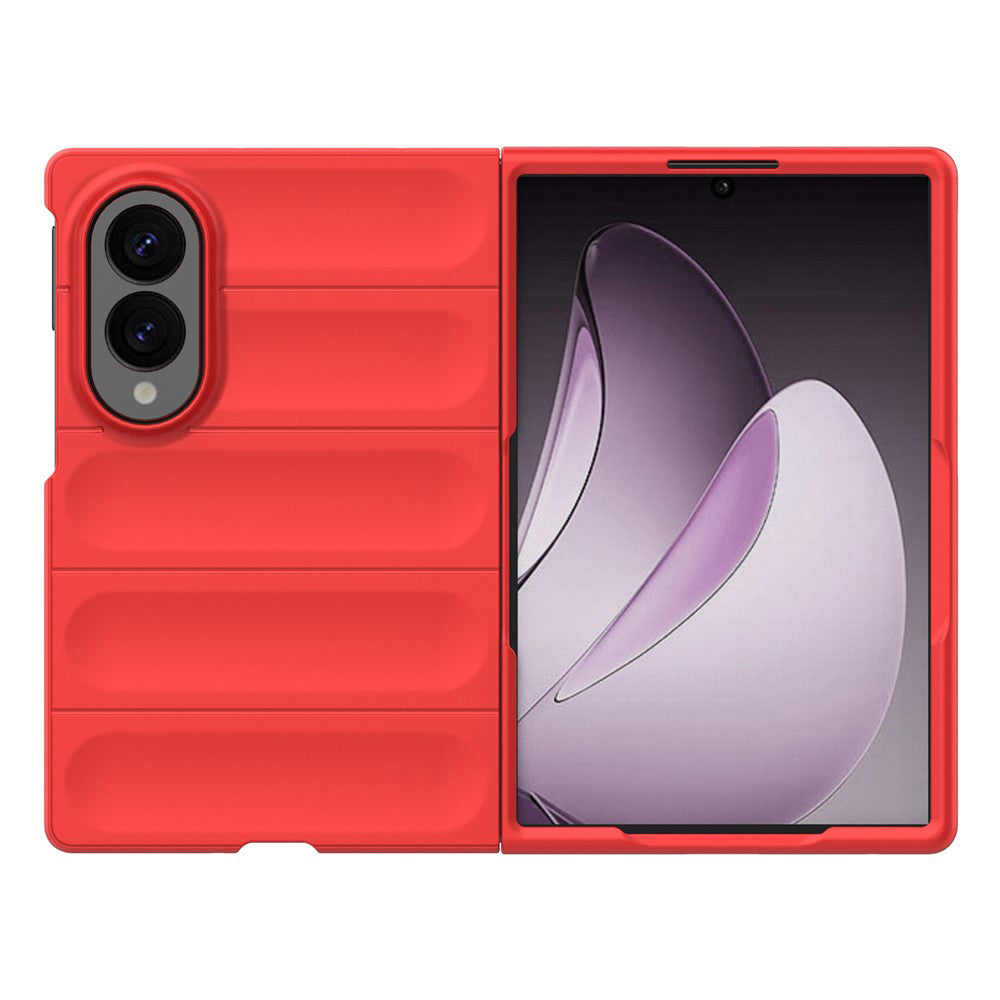 Hoes voor Samsung Galaxy Z Fold8 F971, Techsuit, Magic Shield, Rood