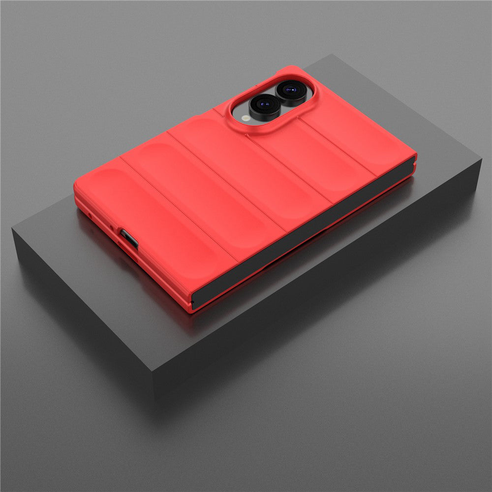 Hoes voor Samsung Galaxy Z Fold8 F971, Techsuit, Magic Shield, Rood