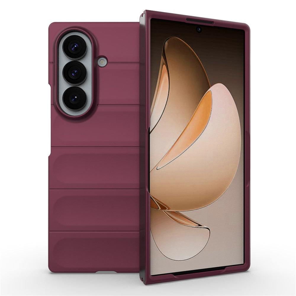 Hoes voor Samsung Galaxy Z Fold8 Ultra F976, Techsuit, Magic Shield, Bordeaux