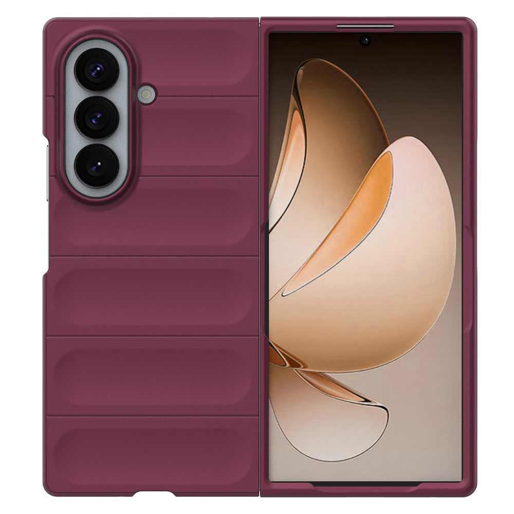 Hoes voor Samsung Galaxy Z Fold8 Ultra F976, Techsuit, Magic Shield, Bordeaux
