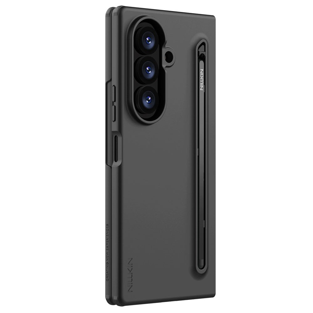 Hoes voor Samsung Galaxy Z Fold8 Ultra F976, Nillkin, Flex Pure met S-Pen houder, Zwart