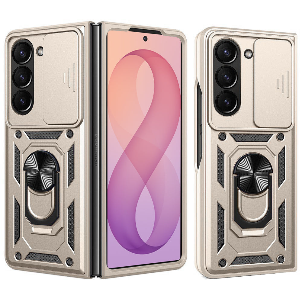 Hoes voor Samsung Galaxy Z Fold8 Ultra F976 / Z Fold7 F966, Techsuit, CamShield, Goud