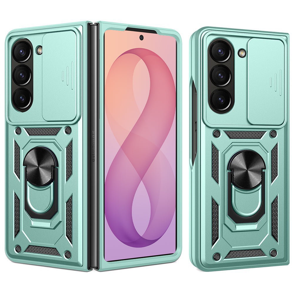 Hoes voor Samsung Galaxy Z Fold8 Ultra F976 / Z Fold7 F966, Techsuit, CamShield, Groen