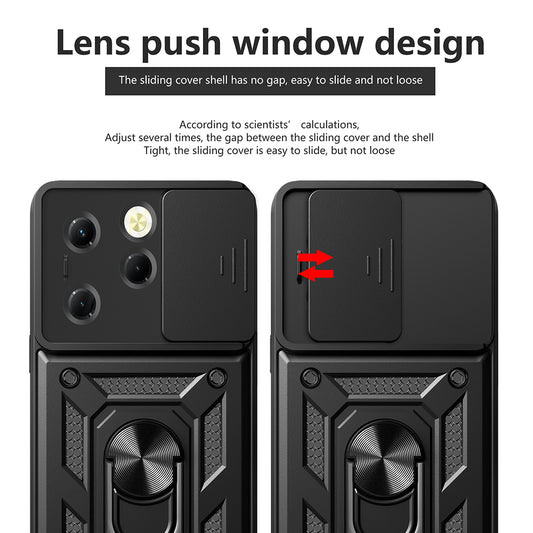 Hoes voor Tecno Spark 20 Pro / Infinix Hot 40 / Hot 40 Pro, Techsuit, CamShield, Groen
