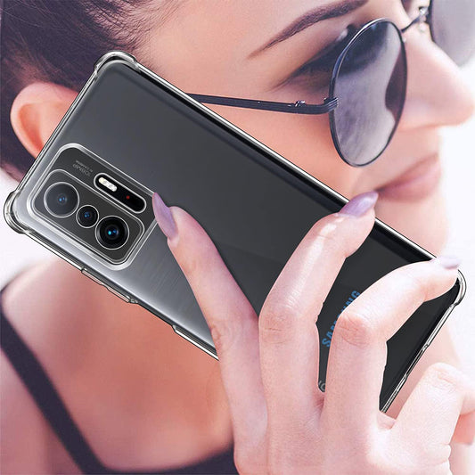 Hoesje voor Xiaomi 11T / 11T Pro, Techsuit, Schokbestendig Helder, Transparant