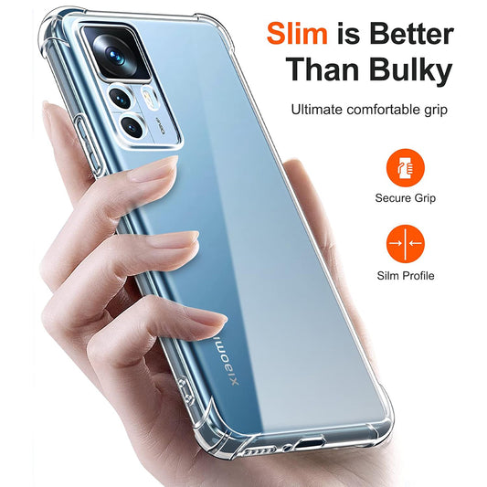Hoes voor Xiaomi 12T / 12T Pro, Techsuit, Schokbestendig Transparant