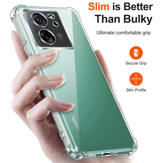 Hoesje voor Xiaomi 13T Pro / 13T, Techsuit, Schokbestendig Helder, Transparant
