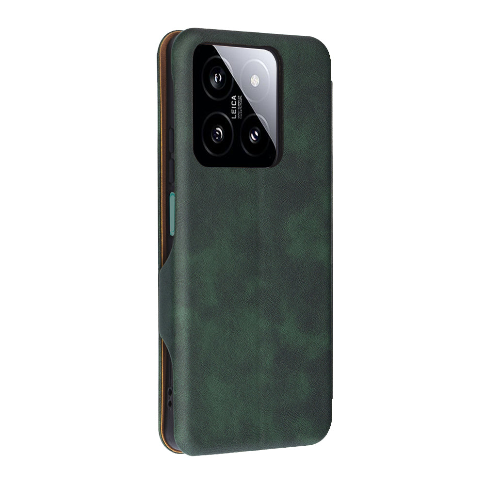 Hoes voor Xiaomi 14, Techsuit, Safe Wallet Plus, Groen