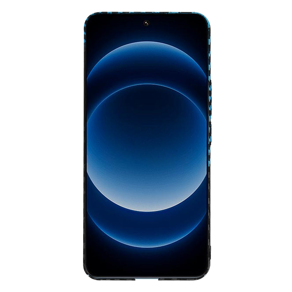 Hoes voor Xiaomi 14 Ultra, Techsuit, Carbonite FiberShell, Zwart Blauw