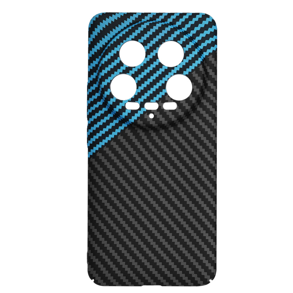 Hoes voor Xiaomi 14 Ultra, Techsuit, Carbonite FiberShell, Zwart Blauw