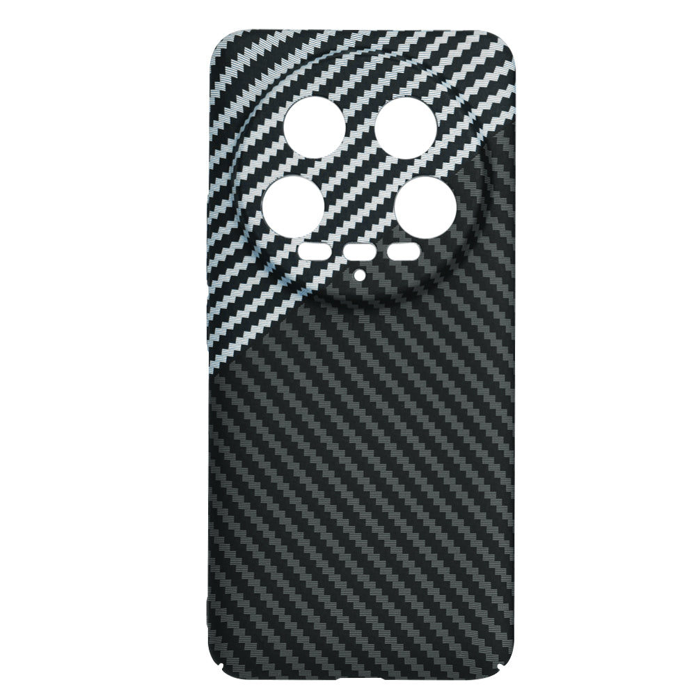 Hoes voor Xiaomi 14 Ultra, Techsuit, Carbonite FiberShell, Zwart Grijs