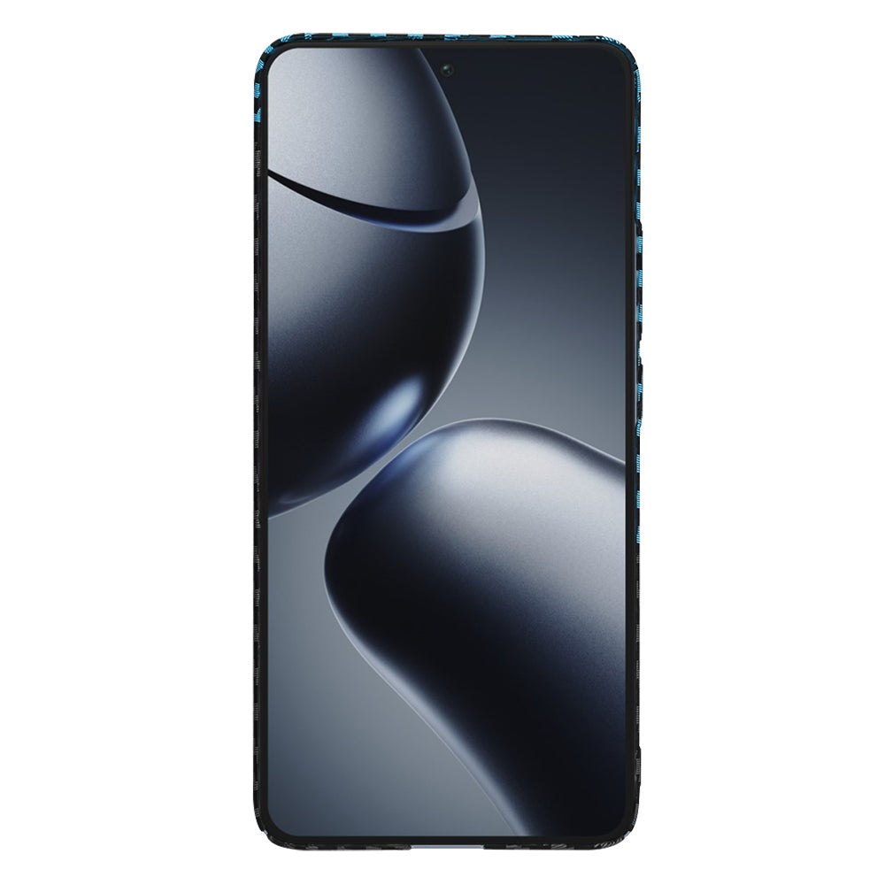 Hoes voor Xiaomi 14T Pro, Techsuit, Carbonite FiberShell, Zwart Blauw