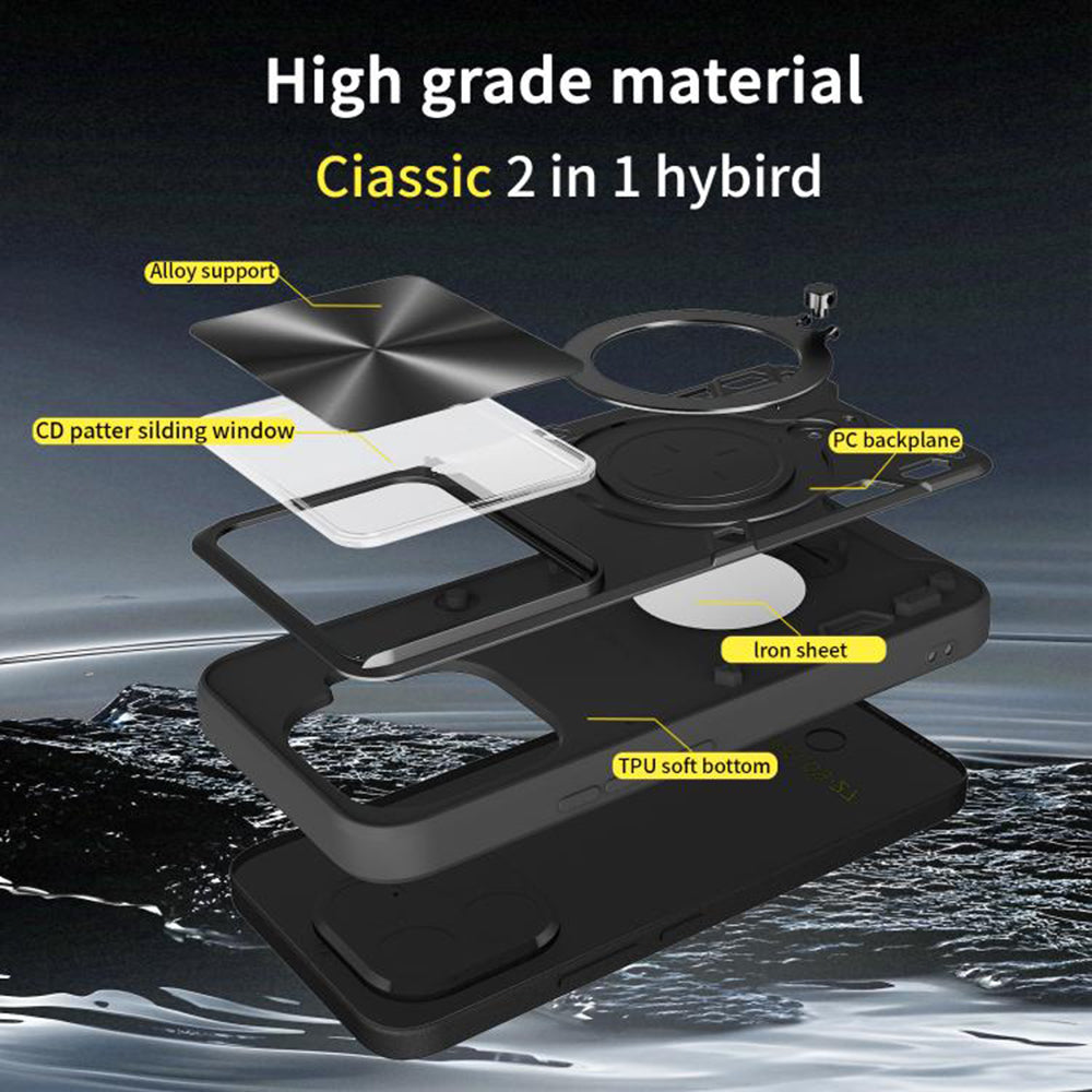 Hoes voor Xiaomi 15T Pro, Techsuit, CamGuard Pro, Rood