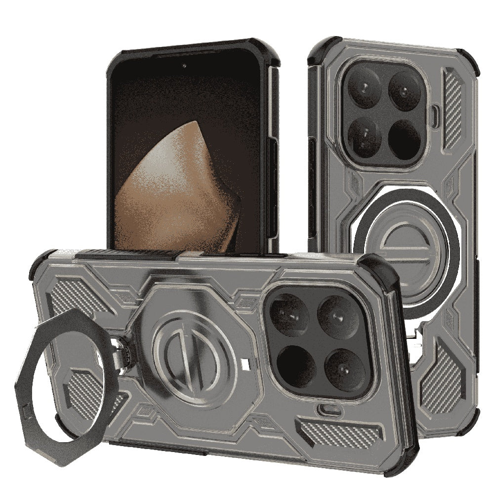 Hoes voor Xiaomi 15T Pro, Techsuit, Carbon Shield Pro, Fumée