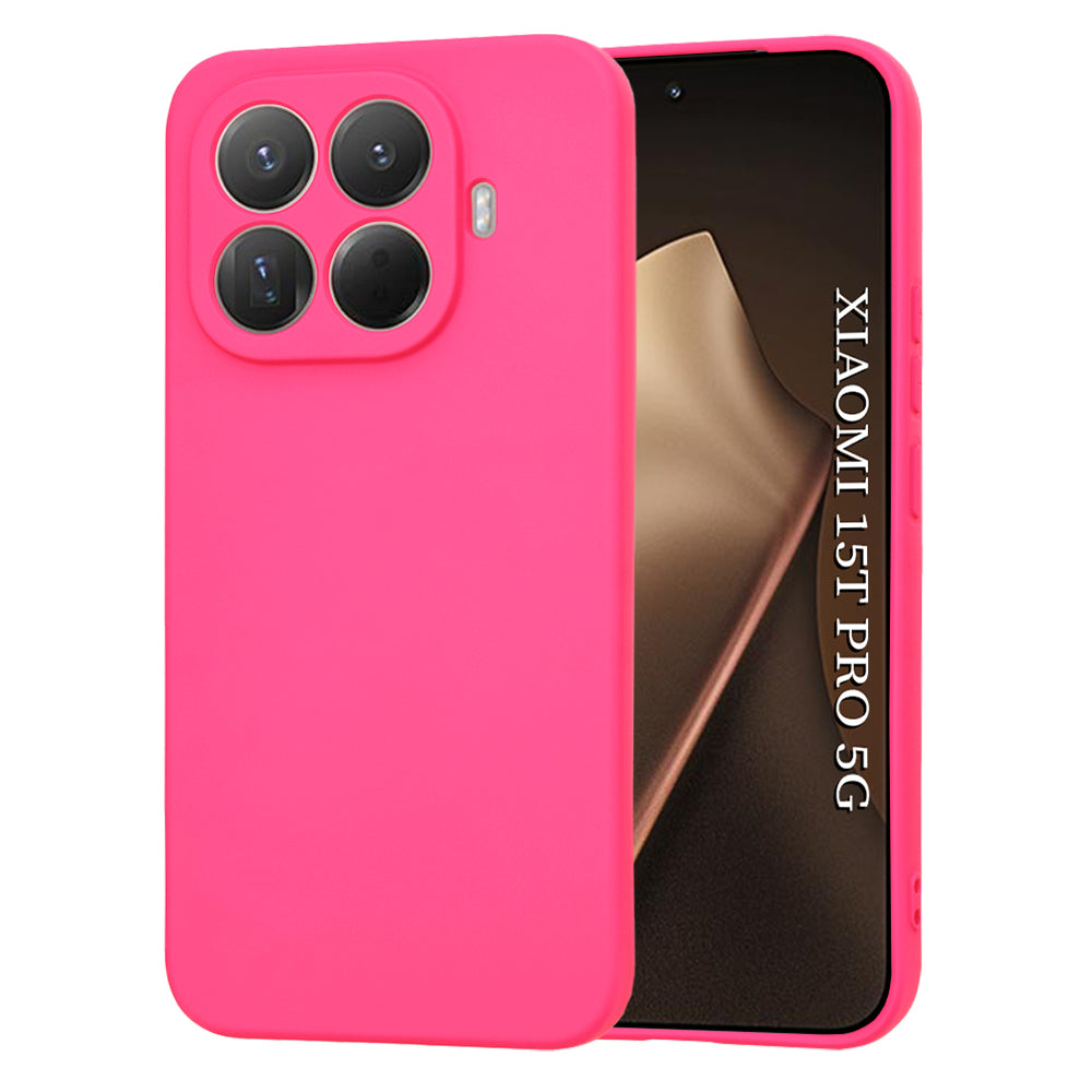 Hoes voor Xiaomi 15T Pro, Techsuit, SoftFlex, Donkerroze