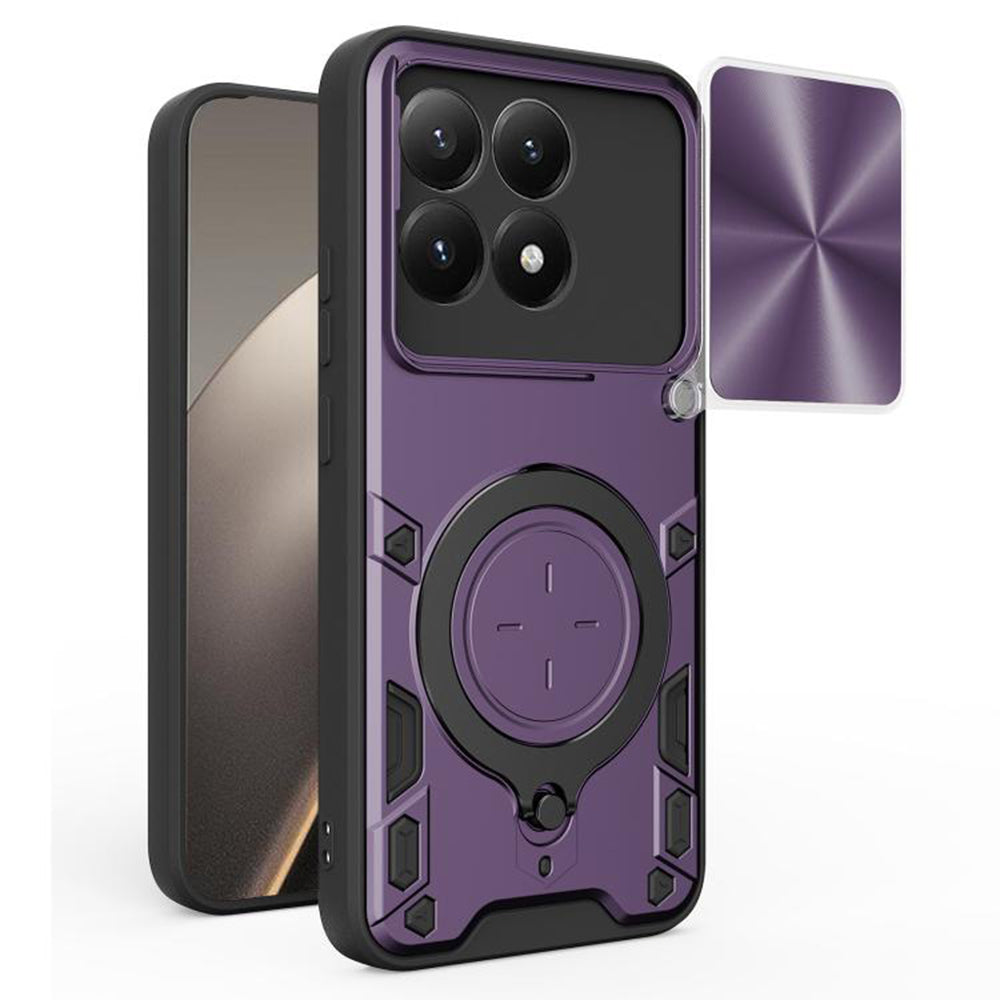 Hoes voor Xiaomi 15T, Techsuit, CamGuard Pro, Paars