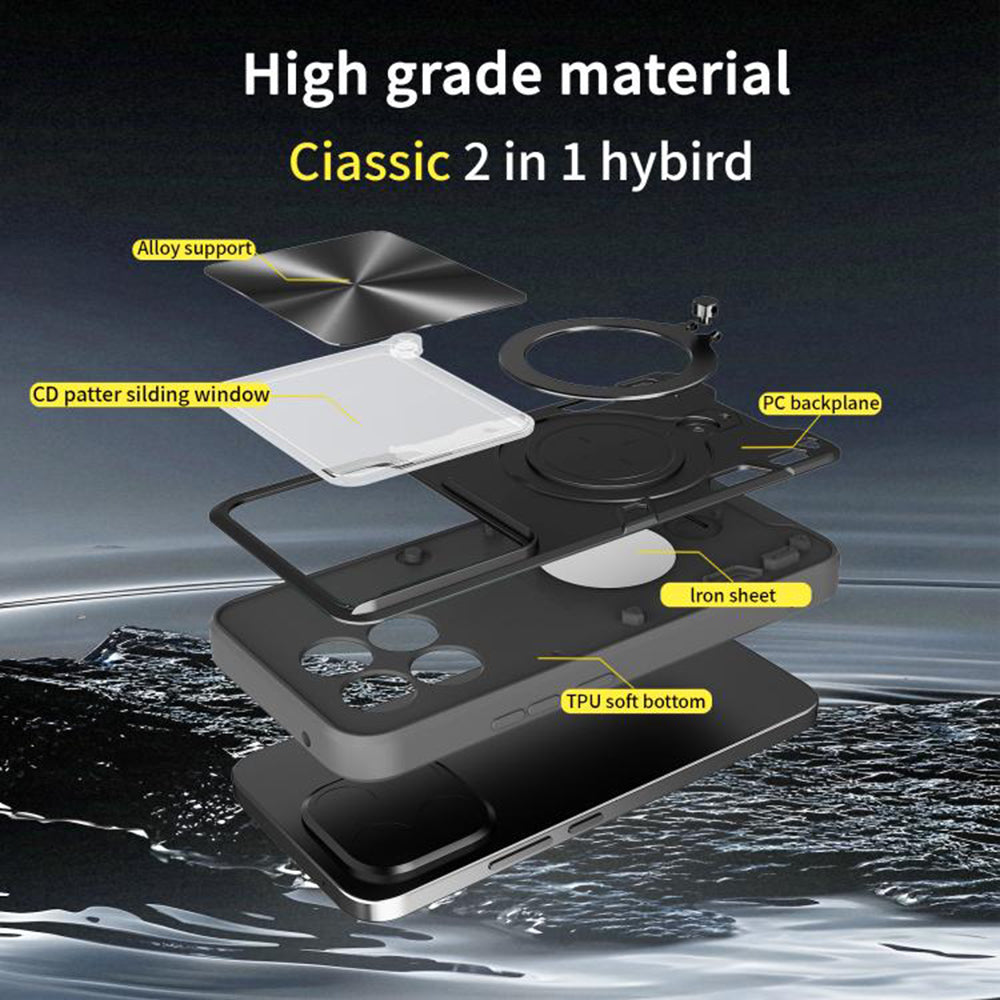 Hoes voor Xiaomi 15T, Techsuit, CamGuard Pro, Paars
