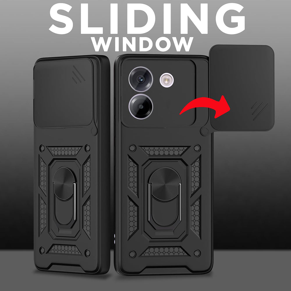 Case for Xiaomi 15T, Techsuit, CamShield, Black