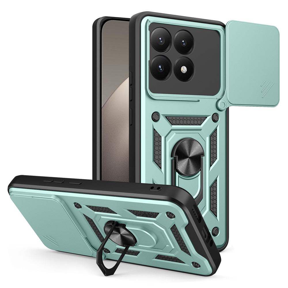 Hoes voor Xiaomi 15T, Techsuit, CamShield, Groen