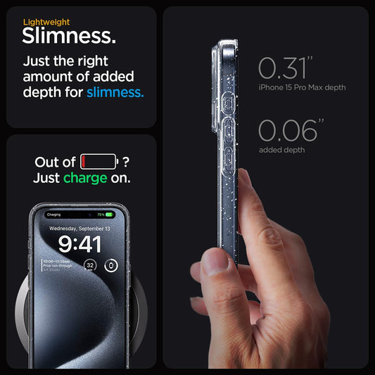 Hoesje voor Xiaomi 17T Pro, Techsuit, SparkleSkin, Transparant