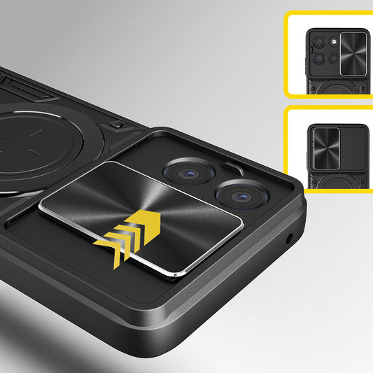 Hoes voor Xiaomi 17T, Techsuit, CamGuard Pro, Paars