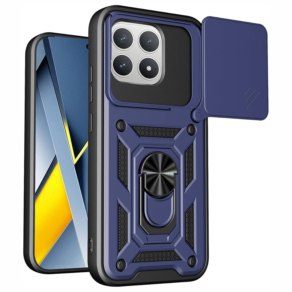 Hoes voor Xiaomi Poco F8 Pro, Techsuit, CamShield, Blauw