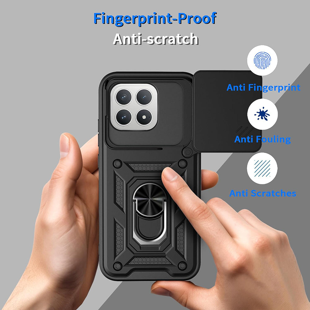 Hoes voor Xiaomi Poco F8 Pro, Techsuit, CamShield, Blauw
