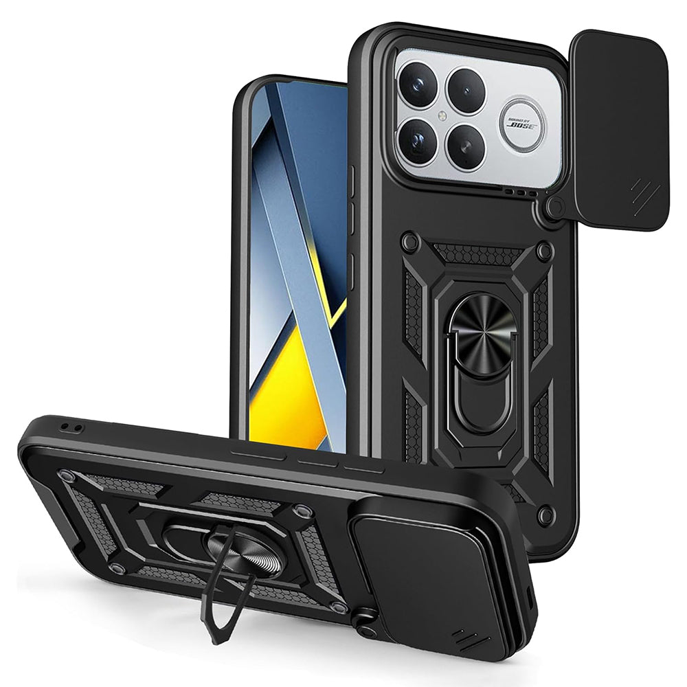 Hoes voor Xiaomi Poco F8 Ultra, Techsuit, CamShield, Zwart