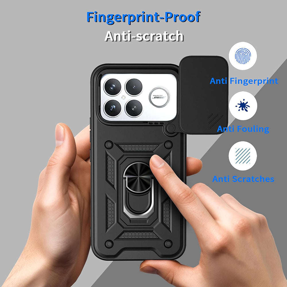 Hoes voor Xiaomi Poco F8 Ultra, Techsuit, CamShield, Zwart