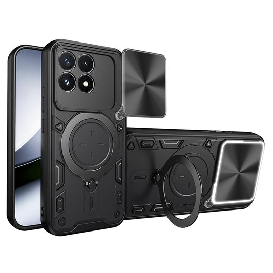 Telefoonhoesje voor Xiaomi Poco F9 Pro, Techsuit, CamGuard Pro, zwart