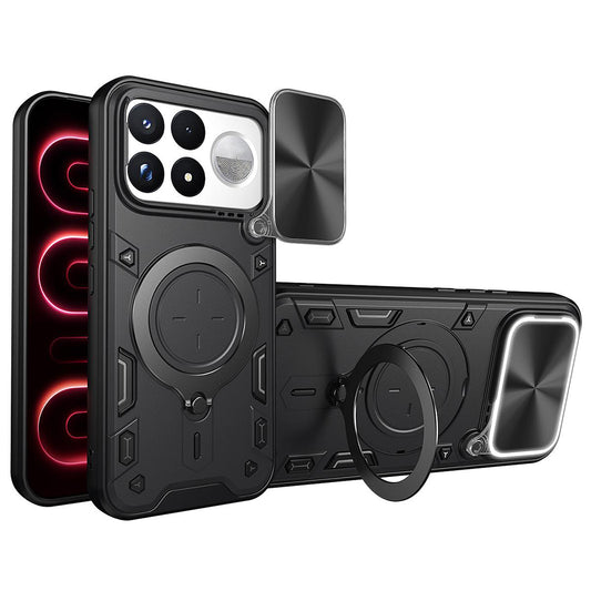 Telefoonhoesje voor Xiaomi Poco F9 Ultra, Techsuit, CamGuard Pro, zwart