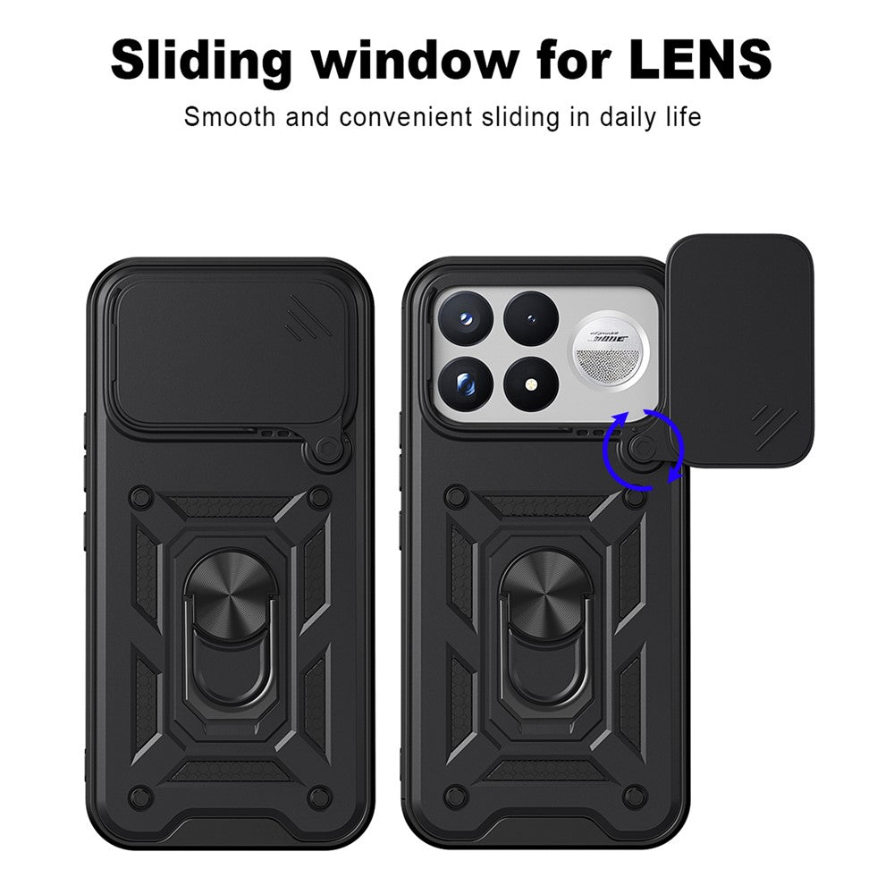 Case for Xiaomi Poco F9 Ultra, Techsuit, CamShield, Black