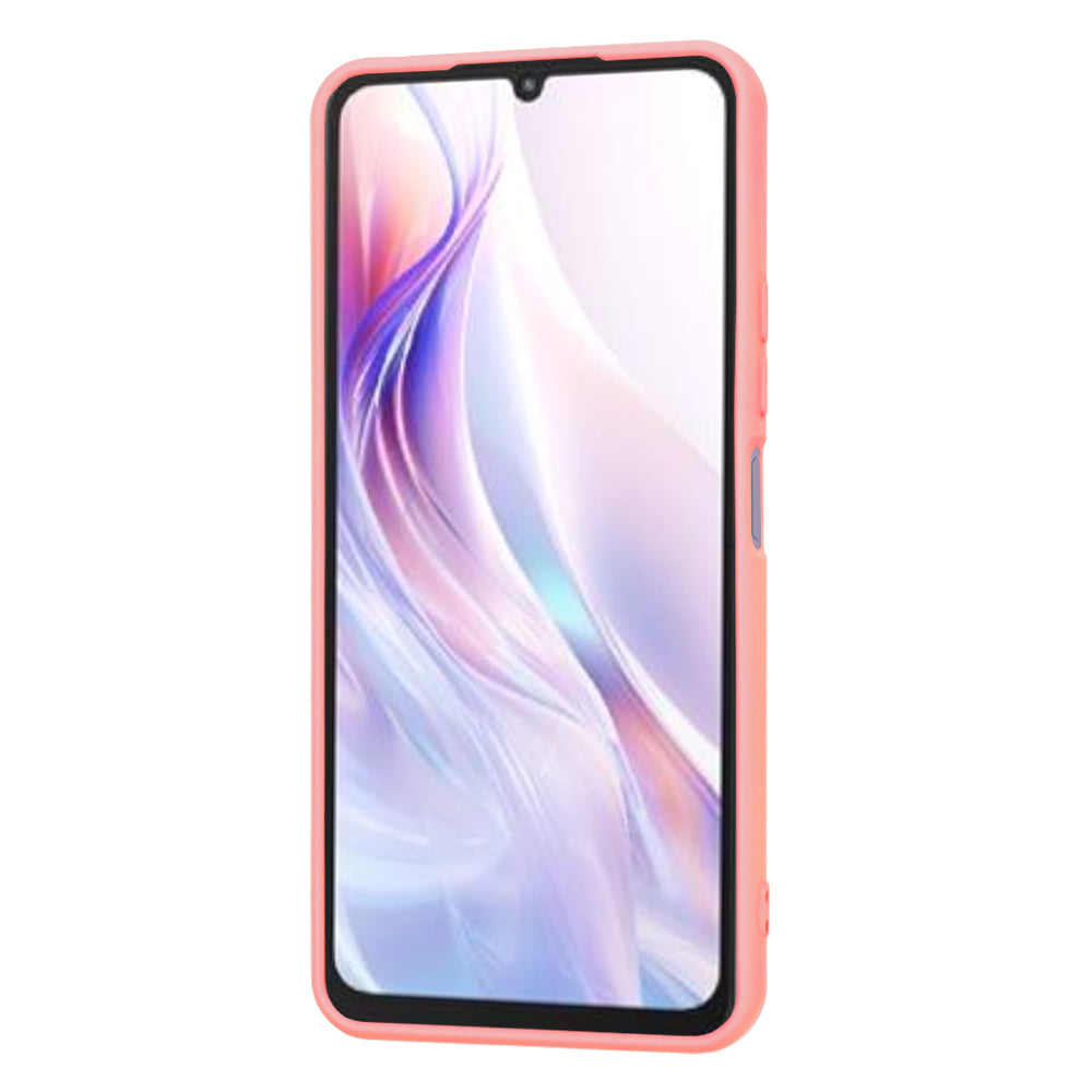 Hoesje voor Xiaomi Poco M6 / Redmi 13C 5G, Techsuit, SoftFlex, Lichtroze