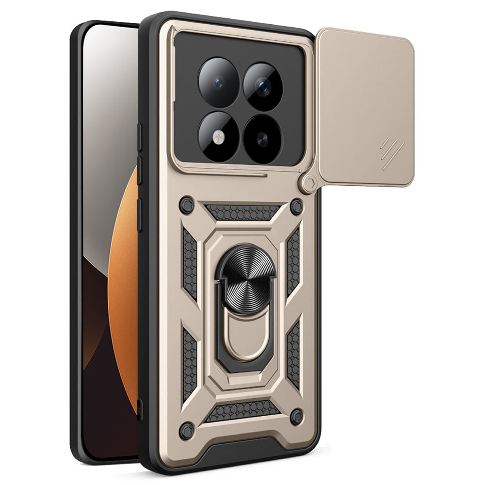 Hoes voor Xiaomi Poco M8 Pro / Redmi Note 15 Pro+ 5G, Techsuit, CamShield, Goud
