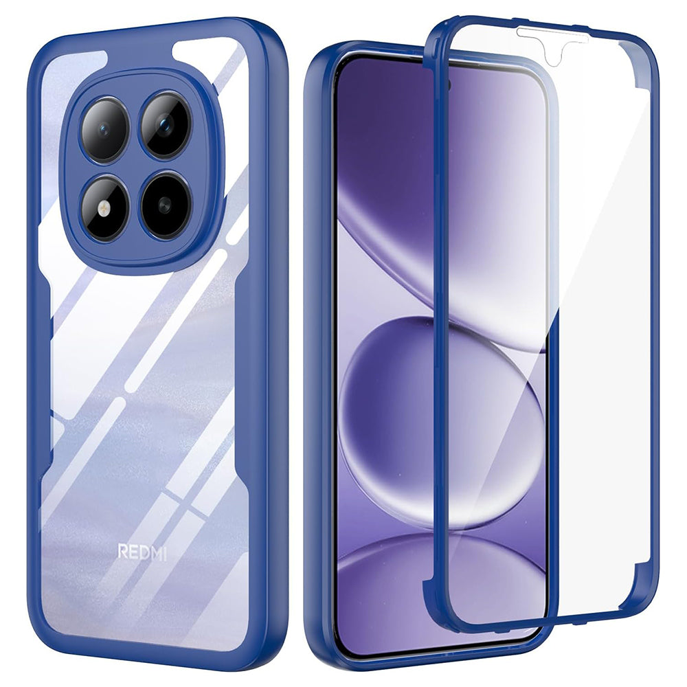 Hoes voor Xiaomi Poco M8 Pro / Redmi Note 15 Pro+ 5G, Techsuit, ColorVerse 360, Blauw