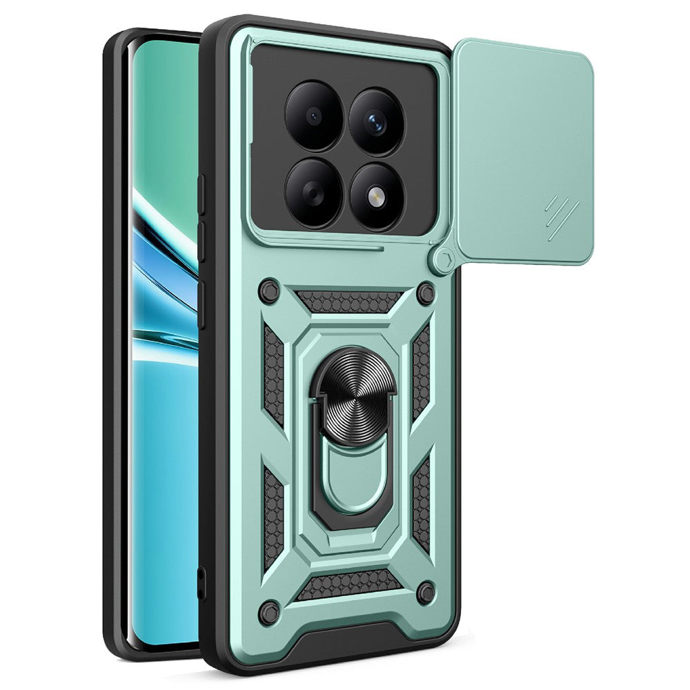 Hoes voor Xiaomi Poco M8 / Redmi Note 15 5G / Note 15 4G, Techsuit, CamShield, Groen