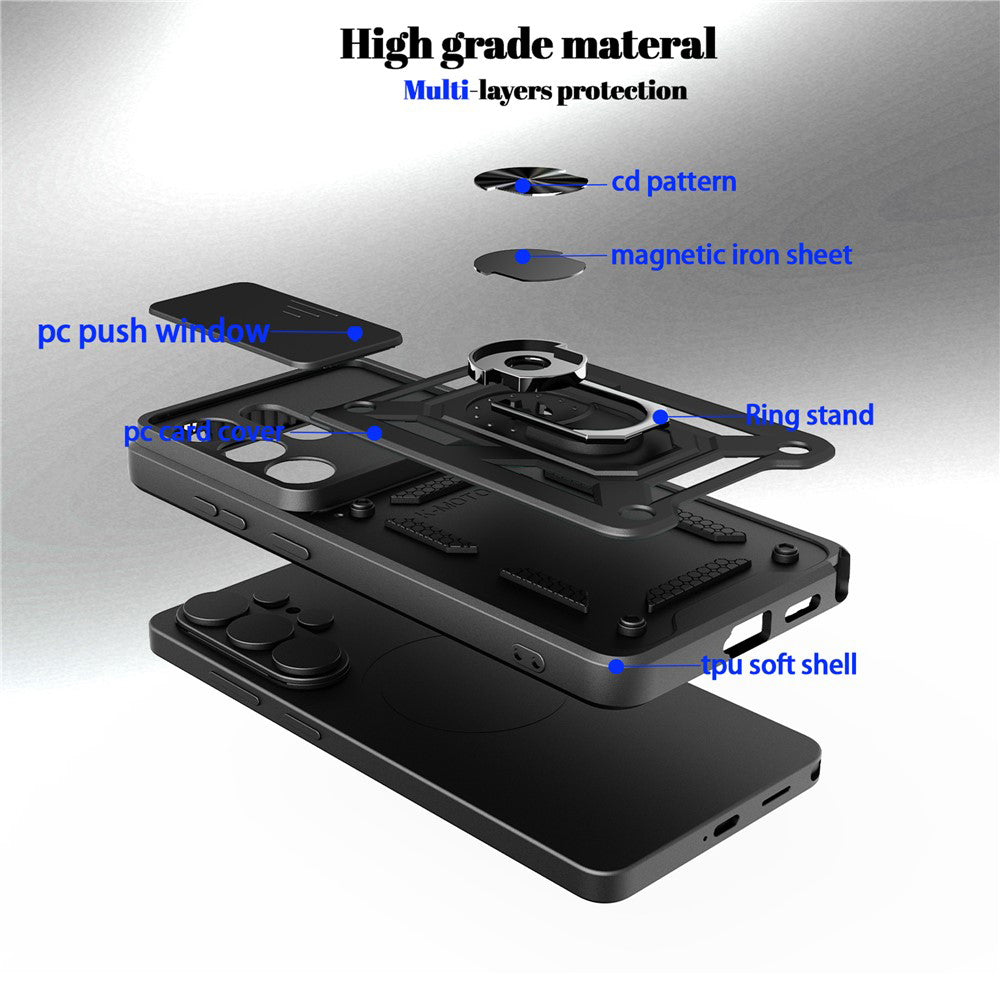 Hoes voor Xiaomi Poco M8 / Redmi Note 15 5G / Note 15 4G, Techsuit, CamShield, Groen