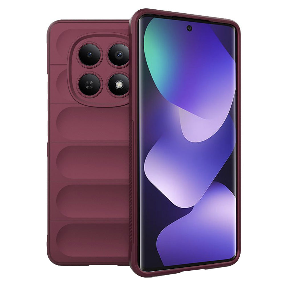 Hoes voor Xiaomi Poco M8 / Redmi Note 15 5G, Techsuit, Magic Shield, Kersenrood