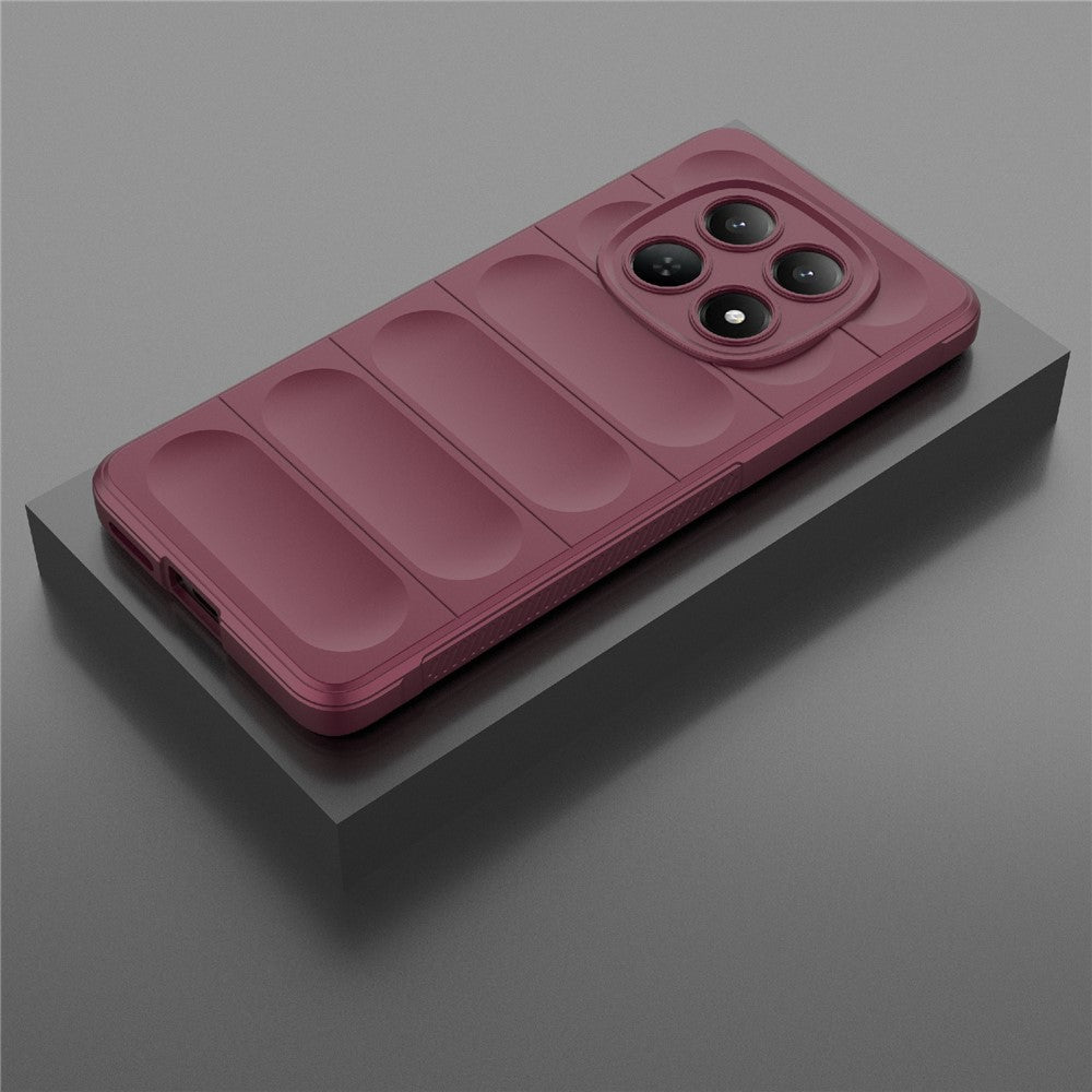Hoes voor Xiaomi Poco M8 / Redmi Note 15 5G, Techsuit, Magic Shield, Kersenrood
