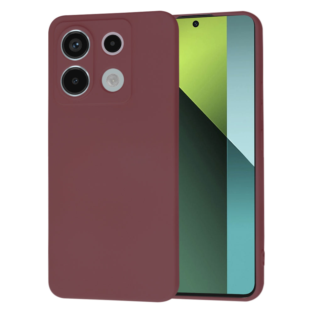 Hoes voor Xiaomi Poco X6 / Redmi Note 13 Pro 5G, Techsuit, SoftFlex, Kersenrood
