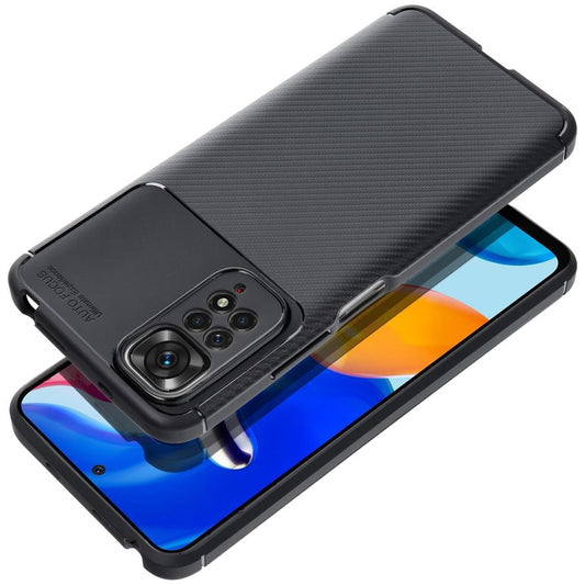 Hoes voor Xiaomi Poco C65 / Redmi 13C, OEM, Carbon Premium, Zwart