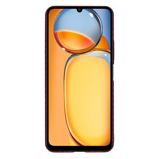 Hoes voor Xiaomi Redmi 13C 5G / 13C / Poco C65, Techsuit, Carbonite FiberShell, Rood