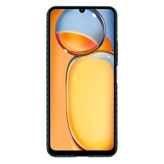 Hoesje voor Xiaomi Redmi 13C 5G / 13C / Poco C65, Techsuit, Carbonite FiberShell, Groen