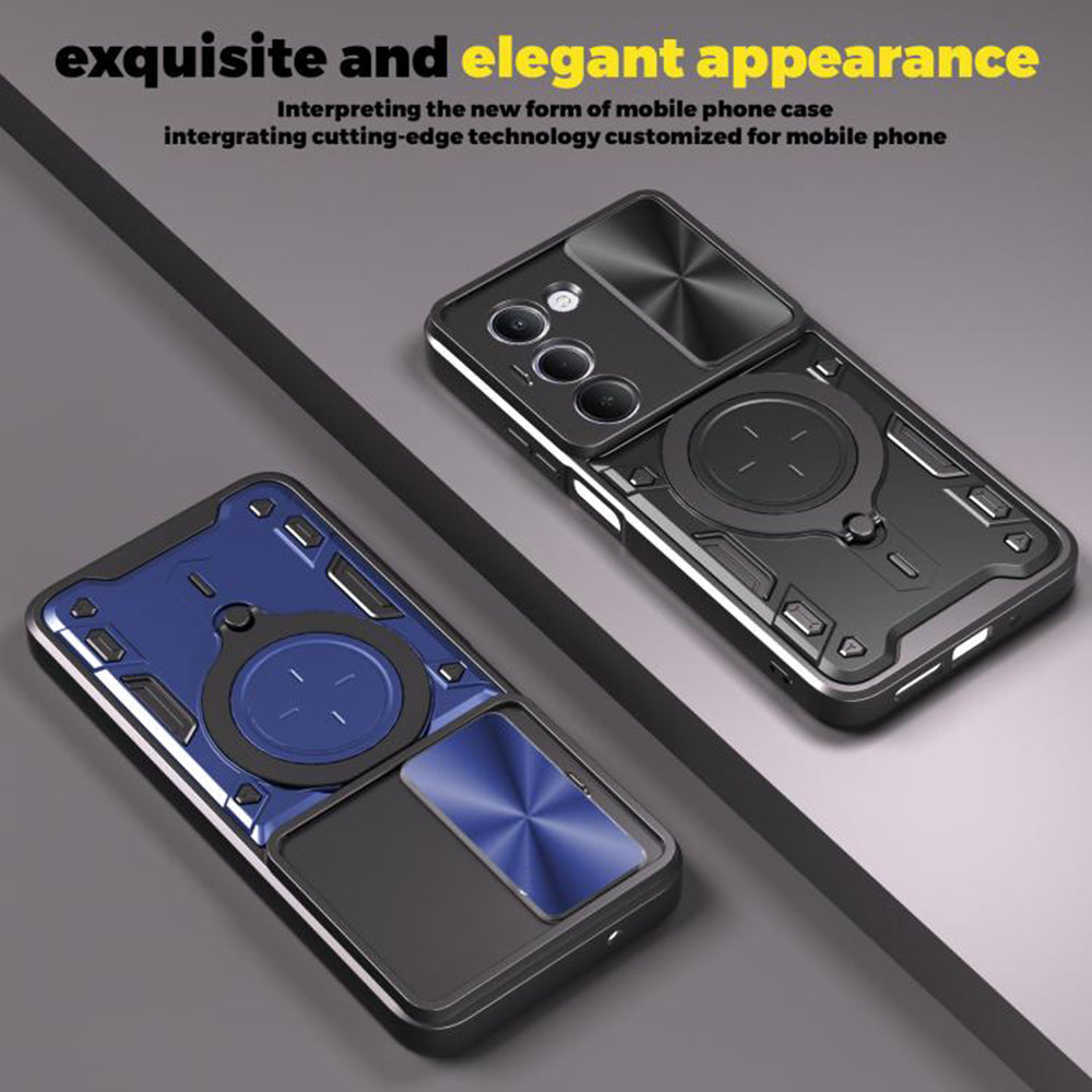 Hoes voor Xiaomi Redmi 15 5G / 15 4G, Techsuit, CamGuard Pro, Paars