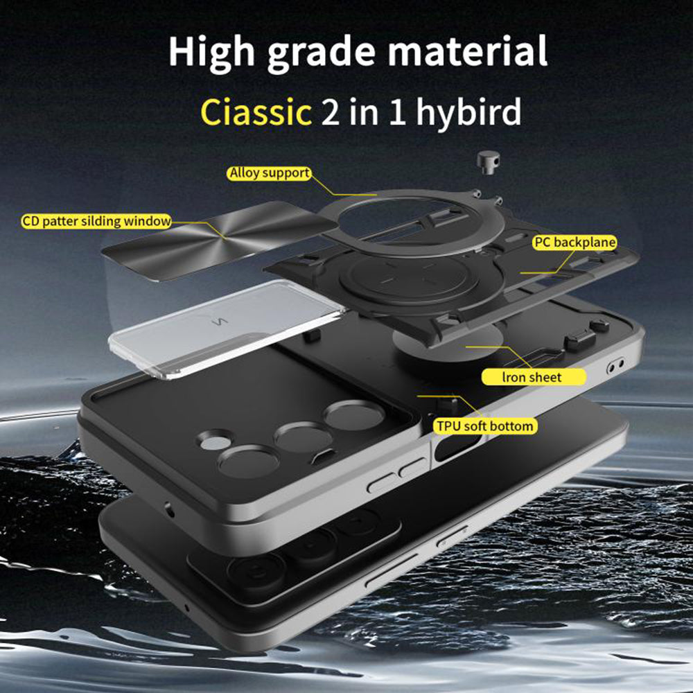 Hoes voor Xiaomi Redmi 15 5G / 15 4G, Techsuit, CamGuard Pro, Paars