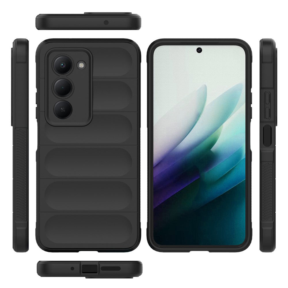 Hoes voor Xiaomi Redmi 15 5G / 15 4G, Techsuit, Magic Shield, Zwart