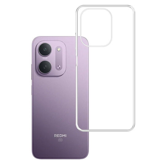Hoesje voor Xiaomi Redmi 17C 5G, 3MK, Clear, Transparant